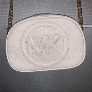 Michael Kors Crossbody white purse